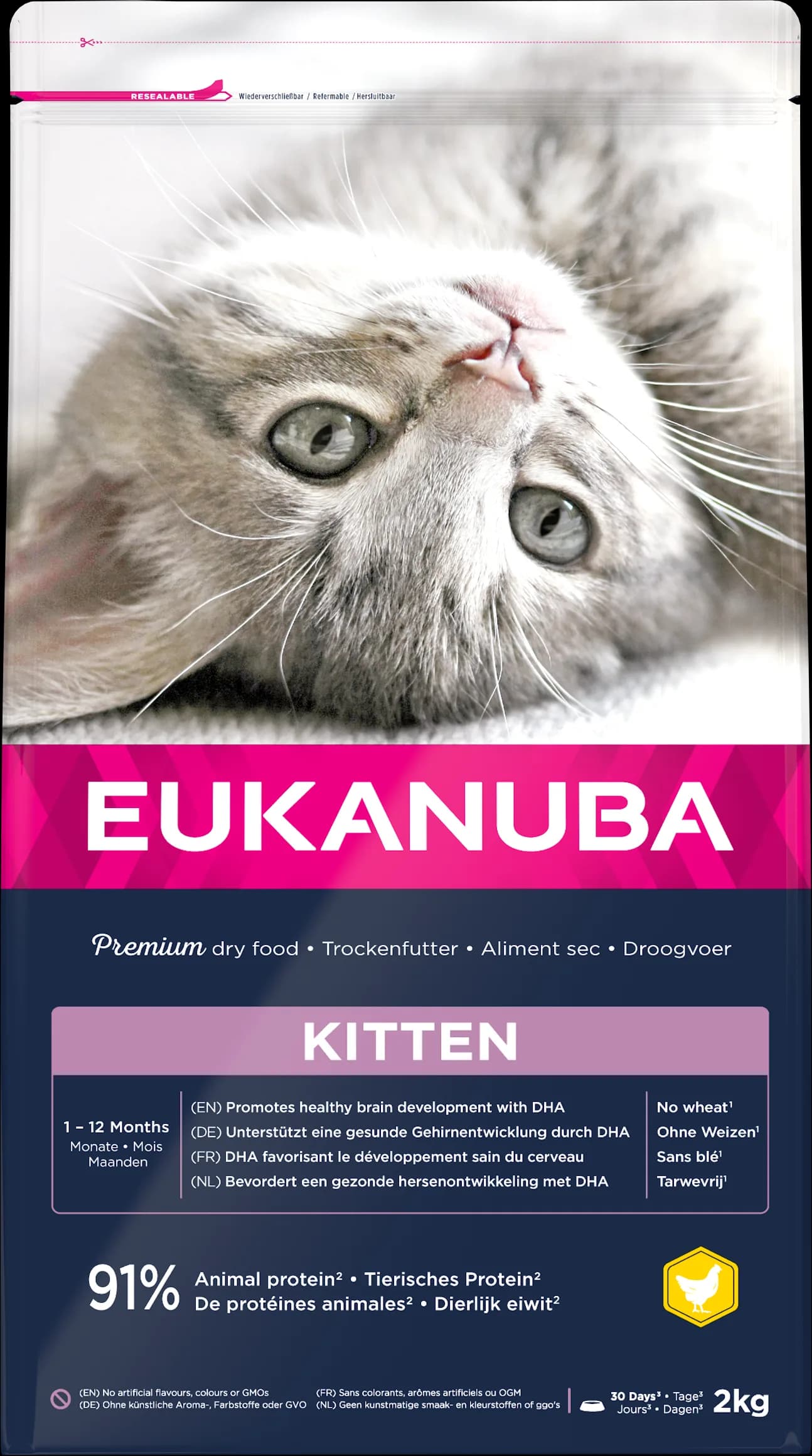 Eukanuba Kitten Healthy Start Rich in Chicken 2 kg