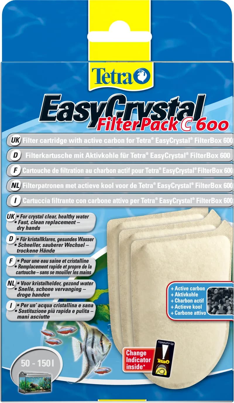 Tetra EasyCrystal Filter Pack C600 wkład węglowy