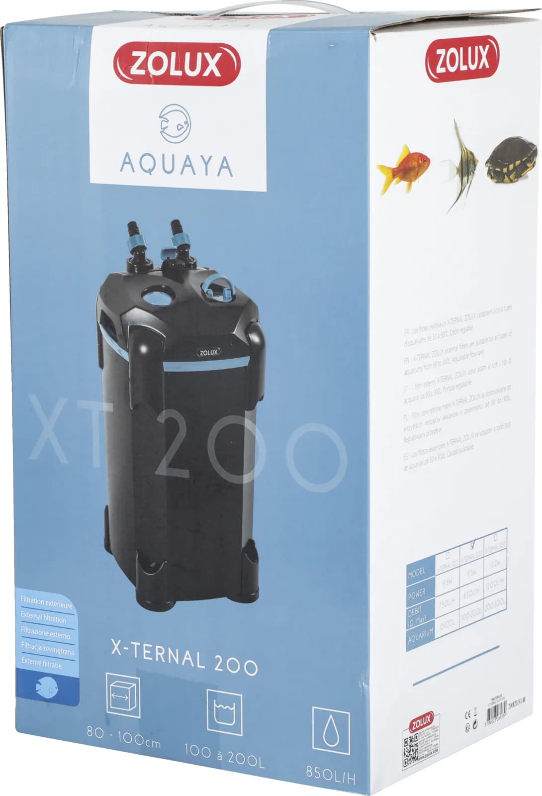 Zolux Aquaya Filtr kubełkowy do akwarium xternal – XTERNAL 200
