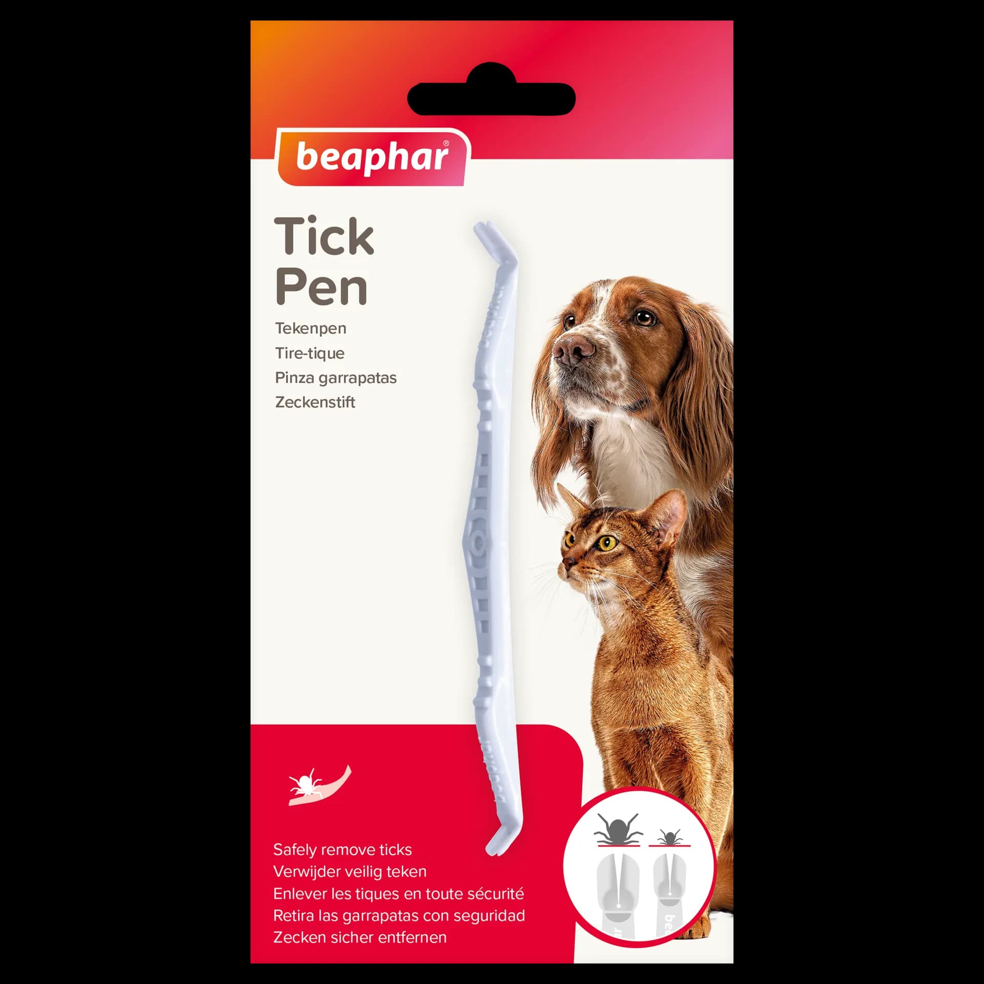 Beaphar Tick Pen Dwustronne Szczypce do usuwania kleszczy