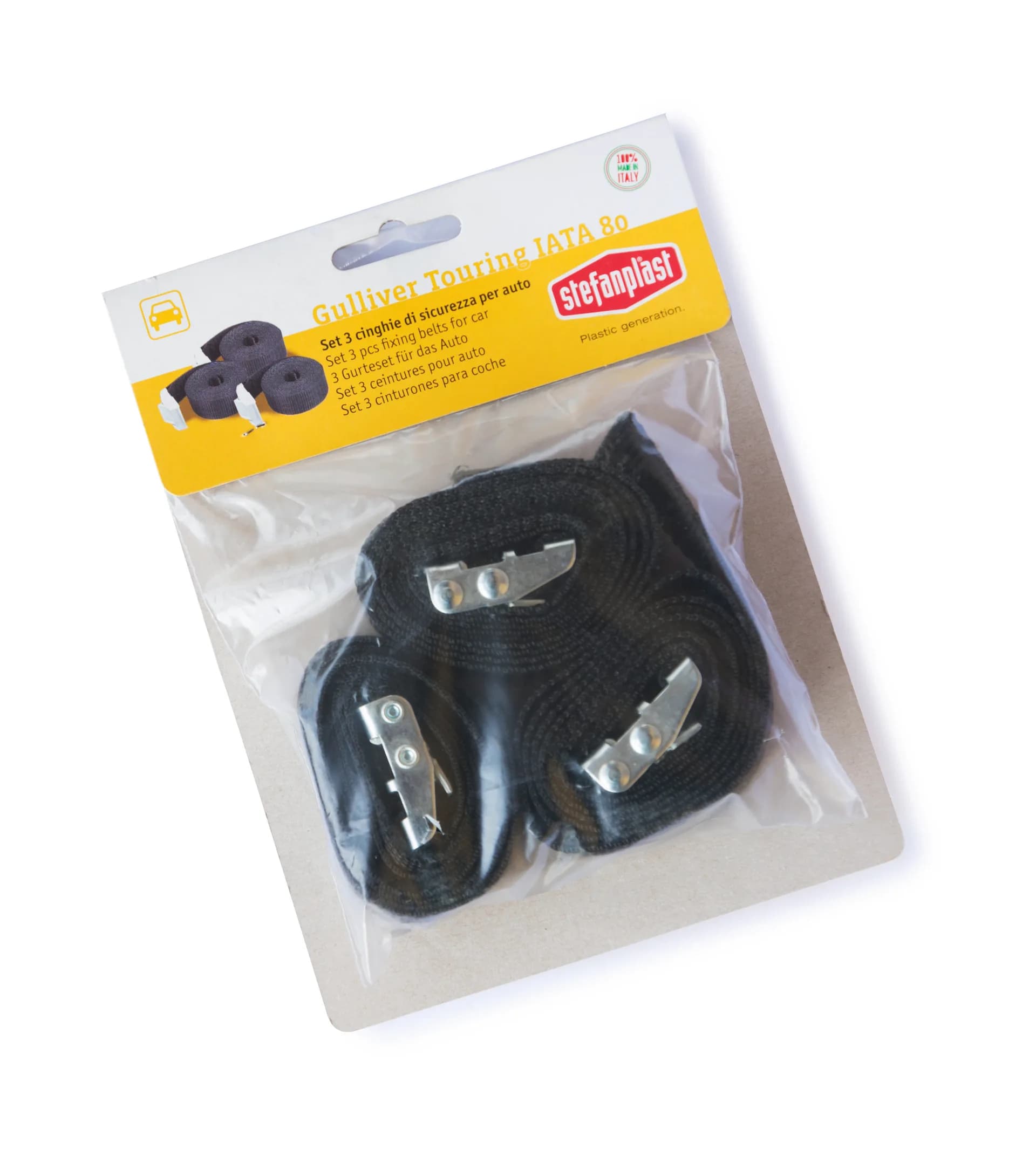 Stefanplast Zestaw 3 pasów do samochodu do Gulliver Touring iata