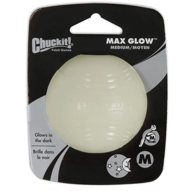 Chuckit Max Glow Ball dla psa – S