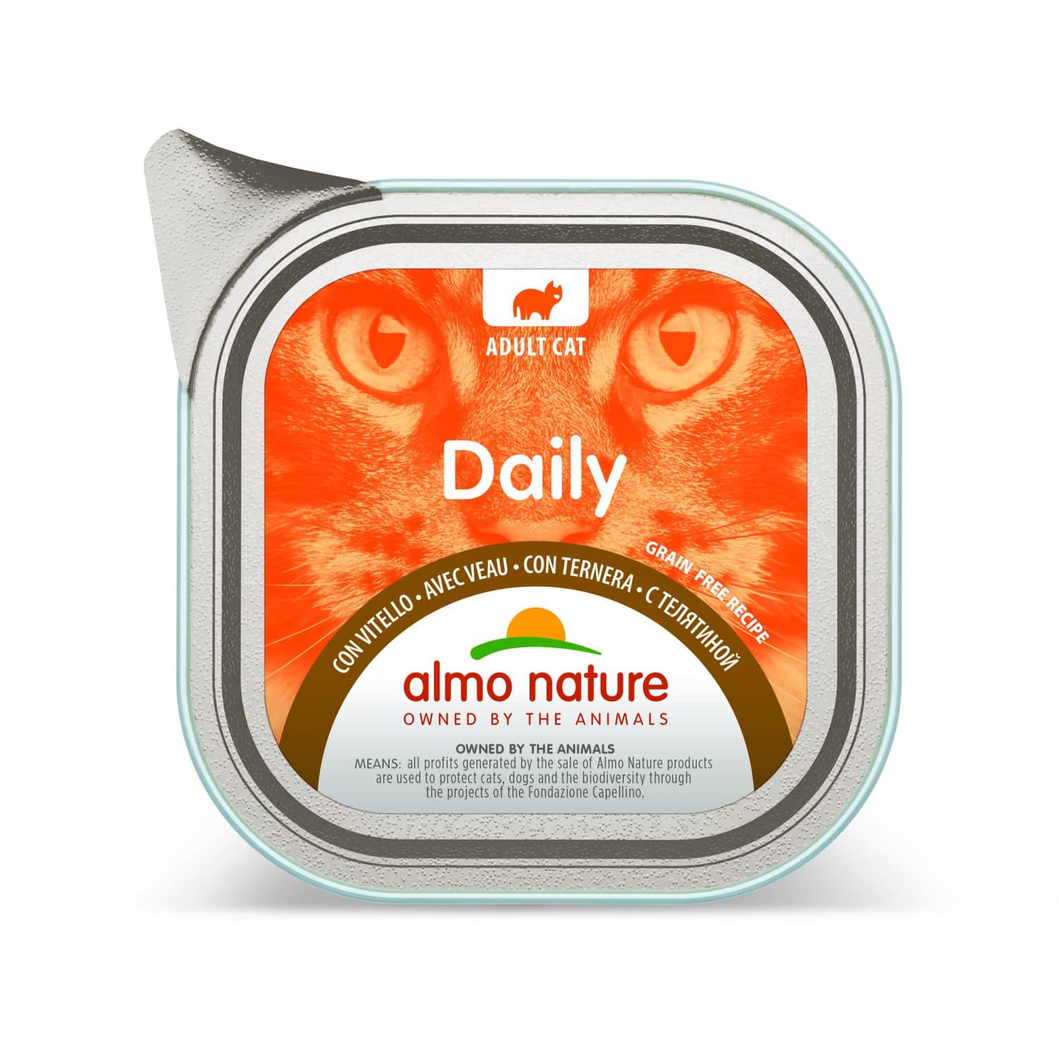Almo Nature Daily karma mokra z cielęciną dla kota 100 g