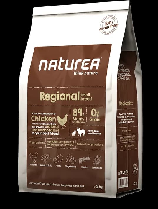 Naturea Grainfree Regional Small Breed karma sucha dla psów małych ras kurczak wagi 2 kg