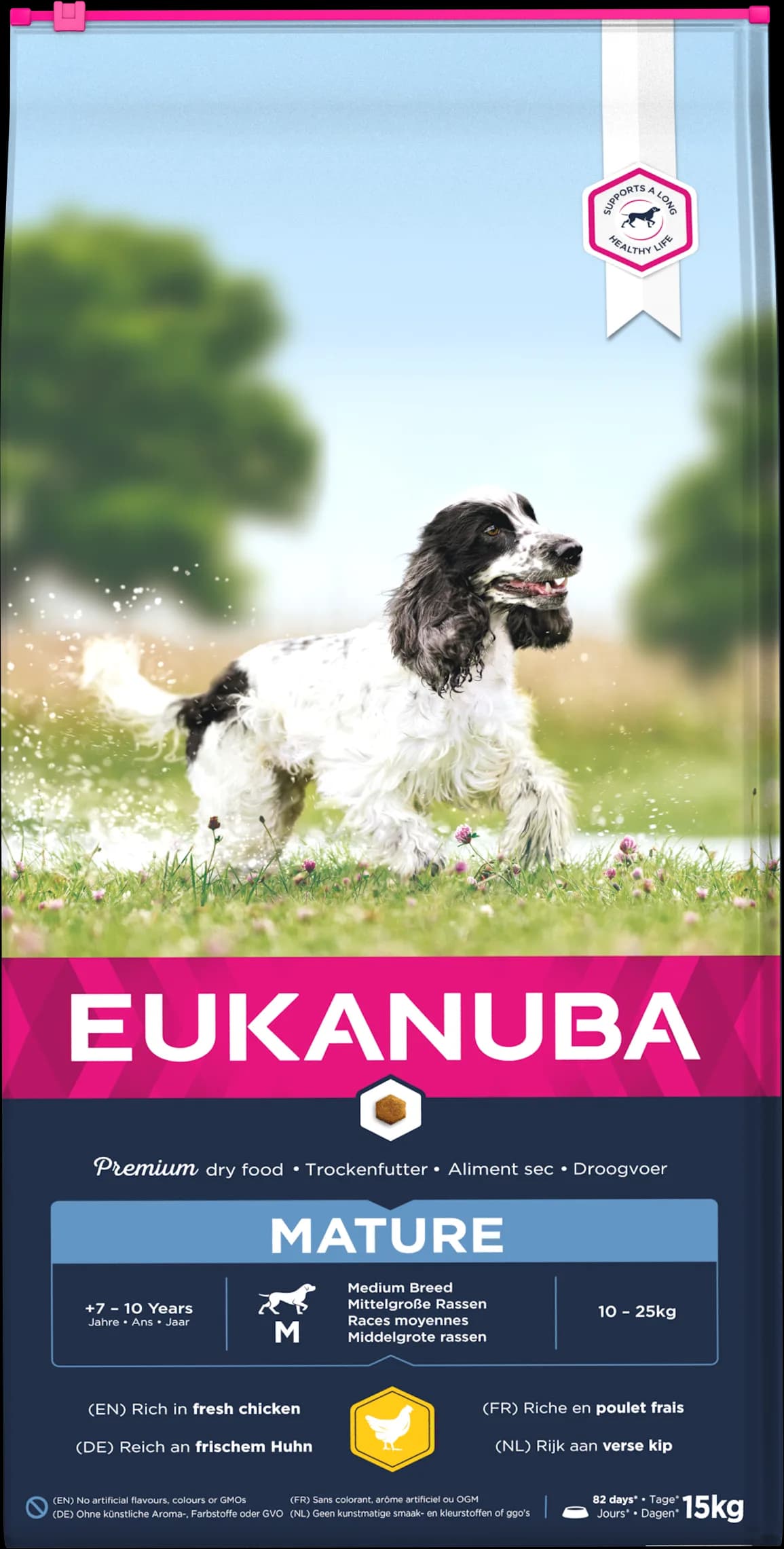 Eukanuba Mature&Senior Medium Breeds Chicken różna waga – 3 kg
