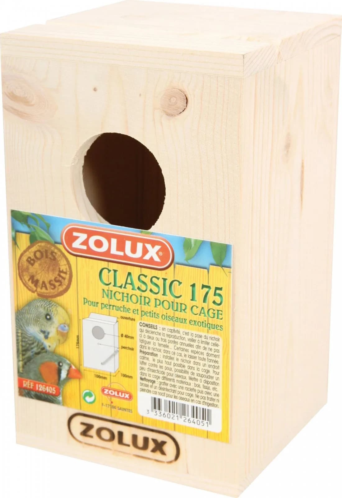 Zolux Budka dla ptaków Classic 175