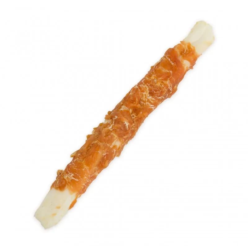 Hau&Miau Przysmak dla psów patyk ze skóry z kurczakiem 24 cm 3,2 cm 500 g