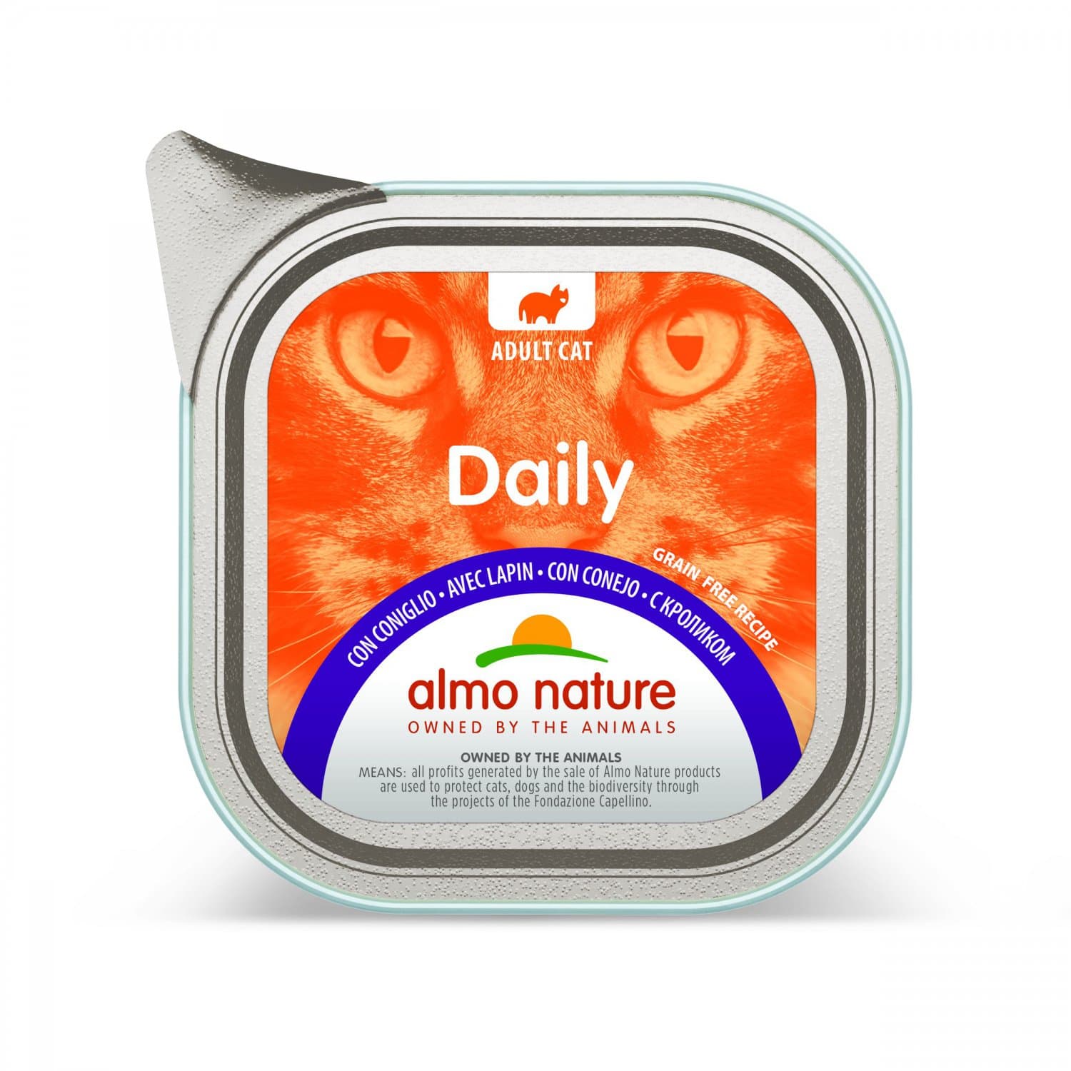 Almo Nature Daily karma mokra z królikiem dla kota 100 g