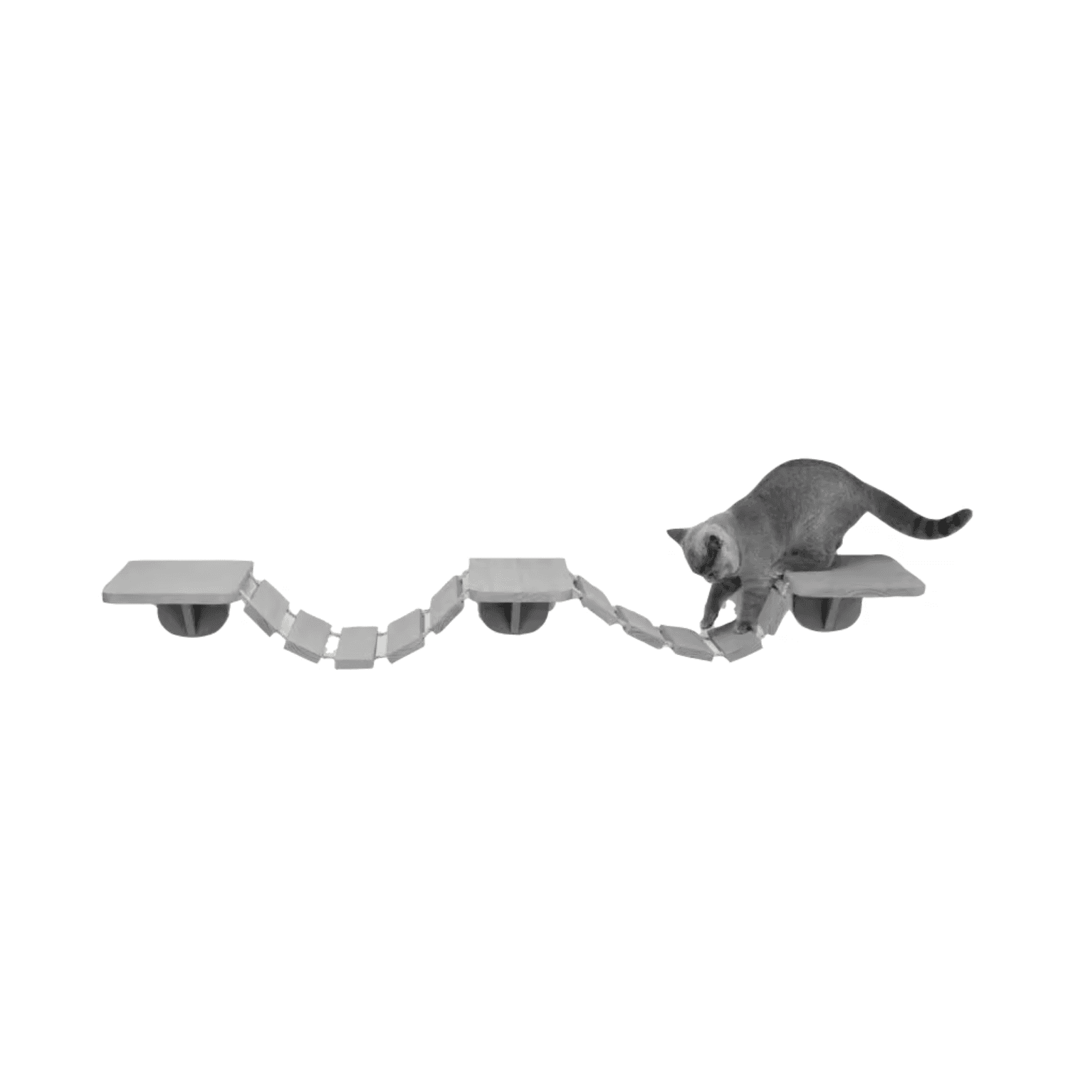 Trixie Mostek dla kota do montażu na ścianie – taupe, 150 × 30 cm