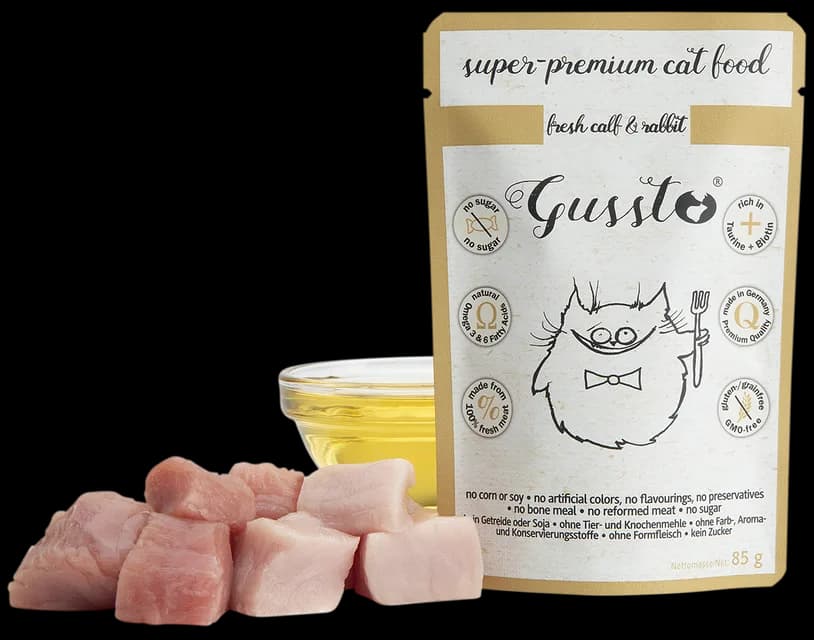 Gussto Cat puszka Fresh Calf & Rabbit dla kota