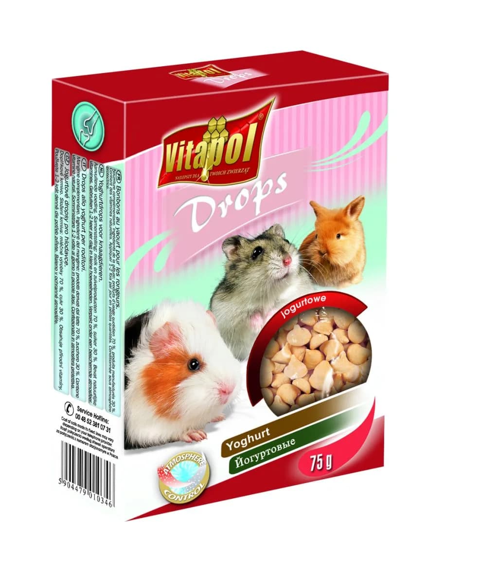 Vitapol Dropsy dla gryzoni i królików Jogurtowe