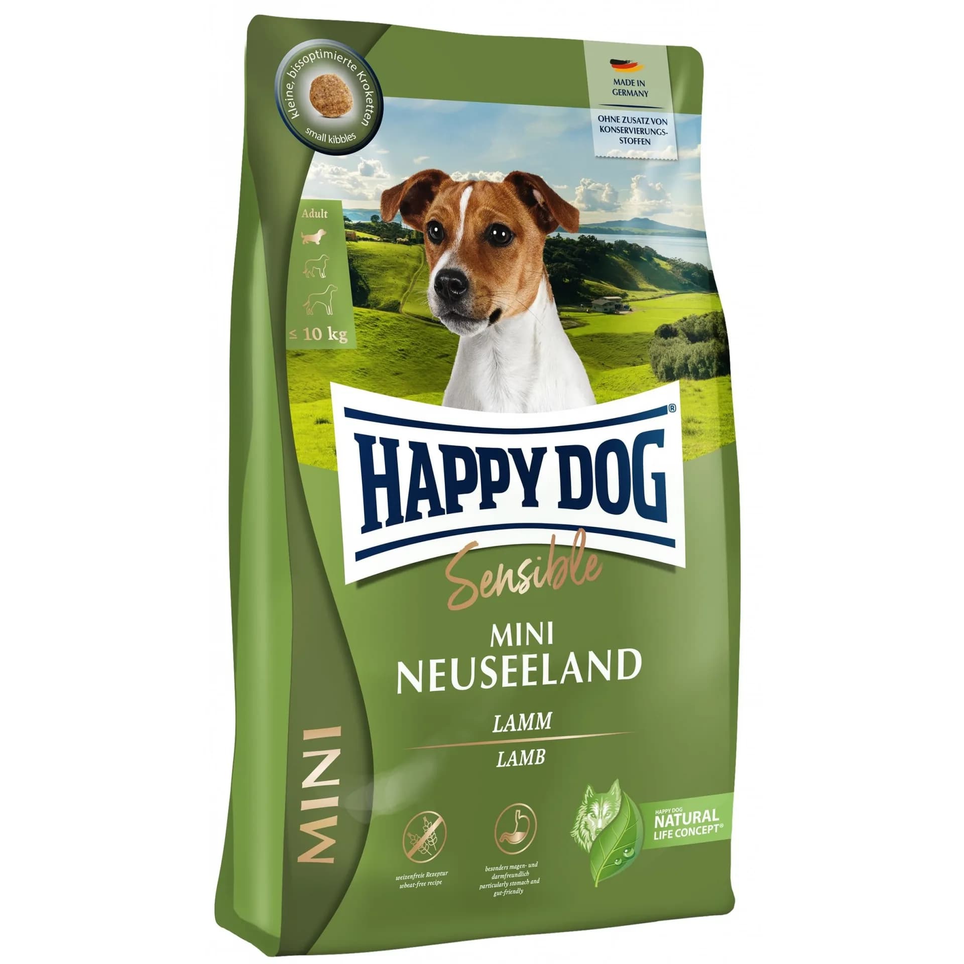 Happy Dog Mini Nowa Zelandia karma sucha dla dorosłych psów małych ras