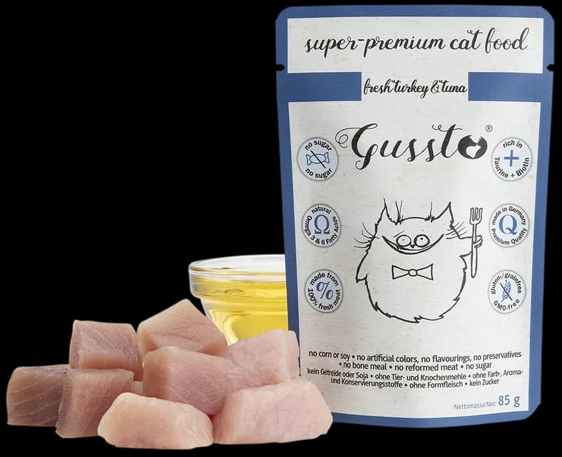 Gussto Cat puszka Fresh Turkey&Tuna dla kota