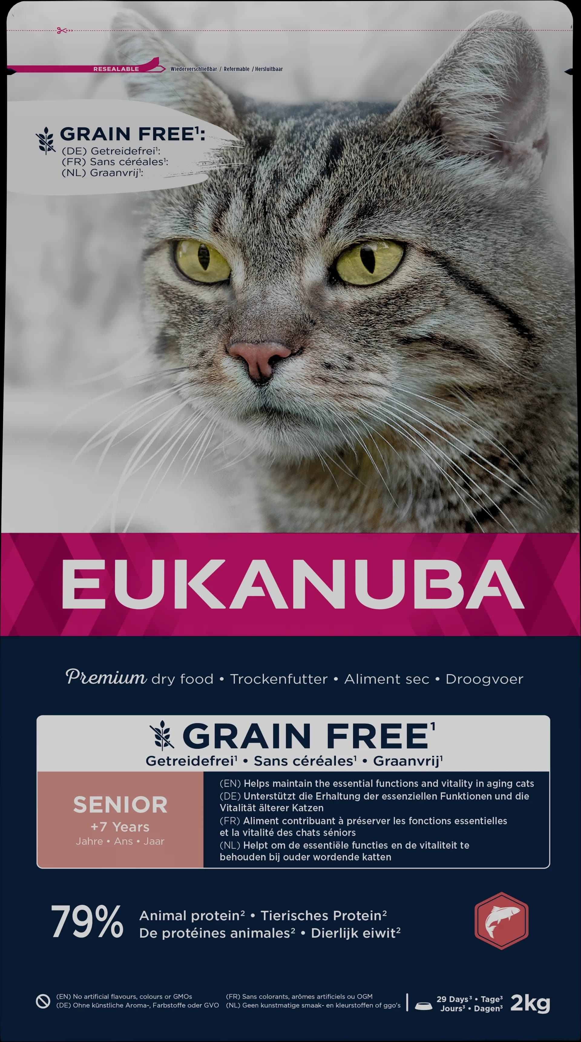 Eukanuba Kot Grain Free senior Łosoś 2 kg