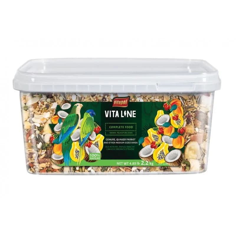 Vitapol Vitaline karma dla konur mnich średnich papug 2,2 kg