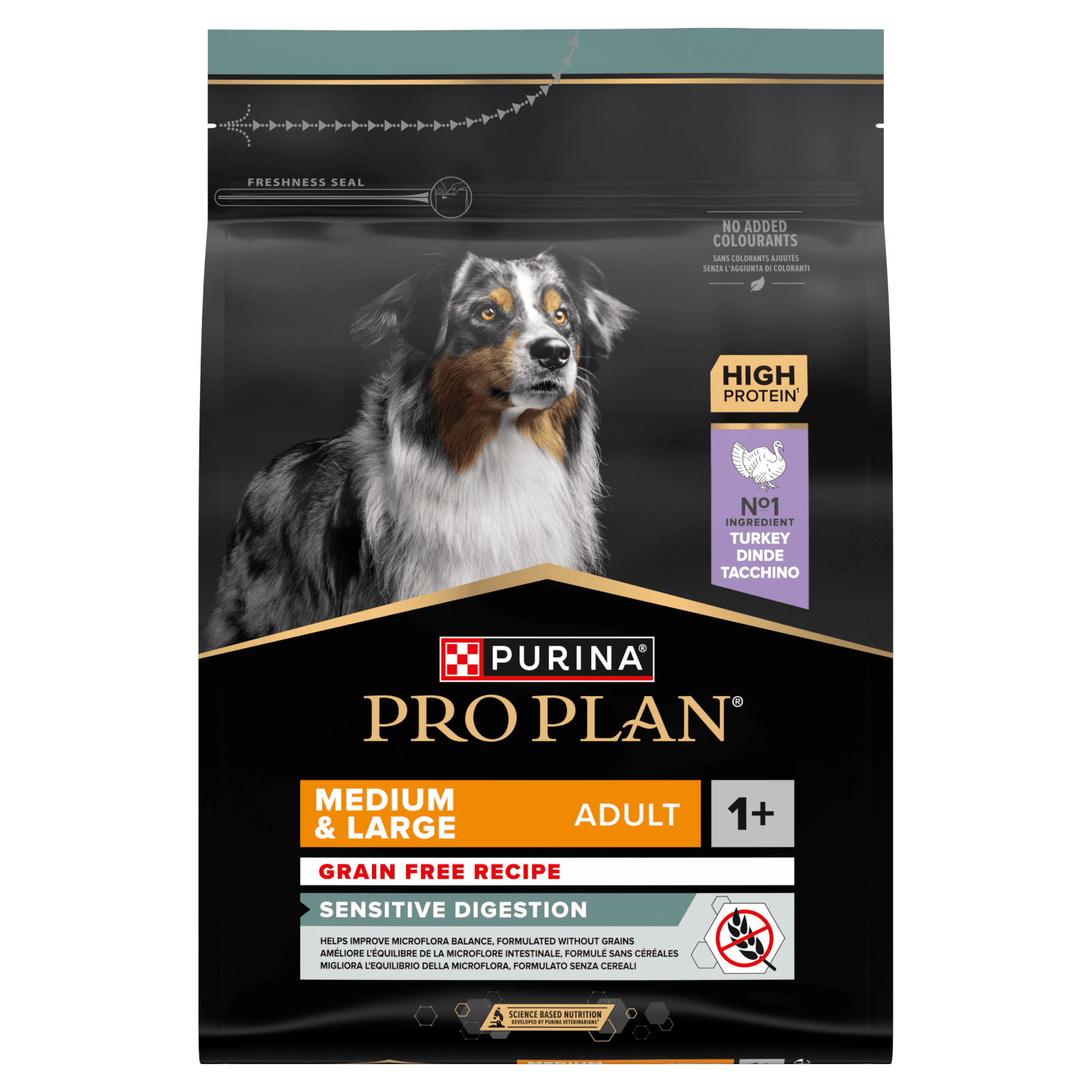 PRO PLAN Purina Medium & Large Adult Sensitive Opti Digest Indyk 2,5 kg