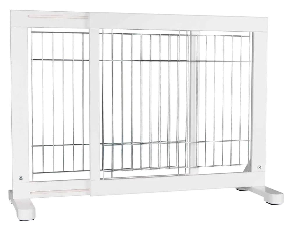 Trixie Barierka metalowa dla psa, 65, biała 108 x 61 x 31 cm