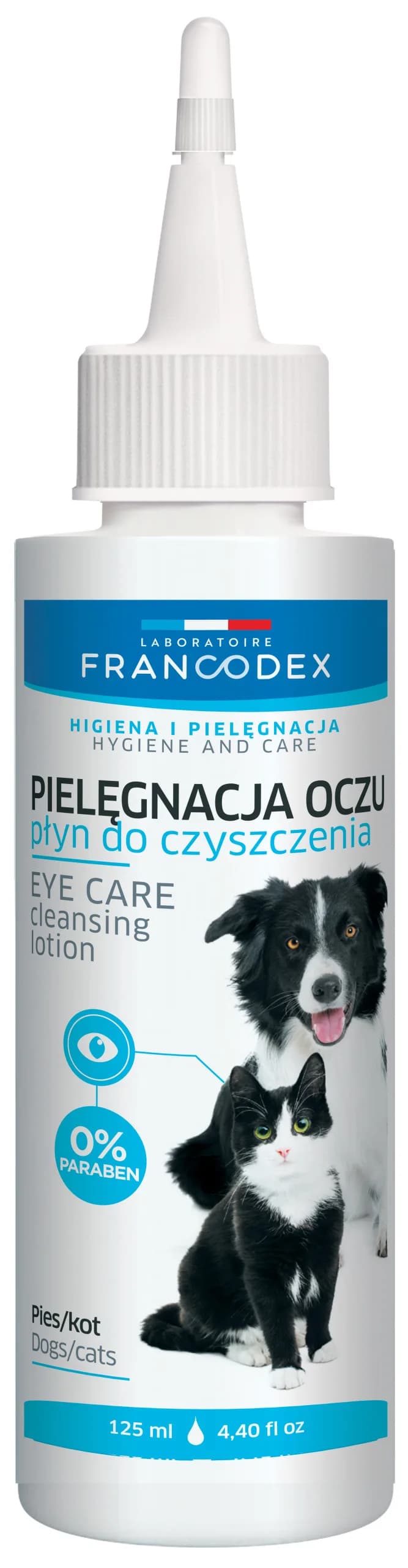 Francodex Płyn do przemywania oczu psów i kotów 125 ml