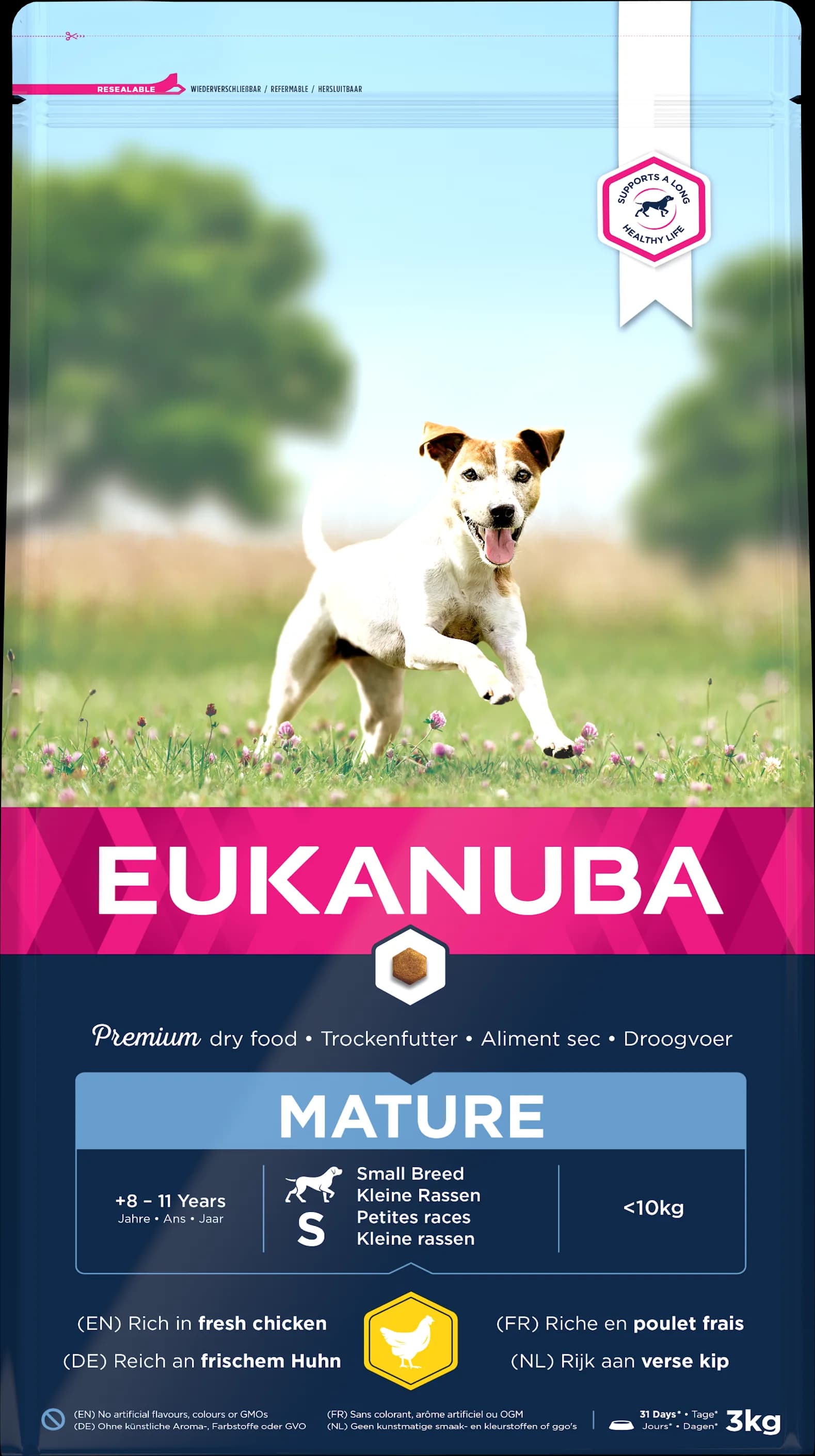 Eukanuba Mature&Senior Small Breeds karma sucha dla starszych psów ras małych Chicken 3 kg