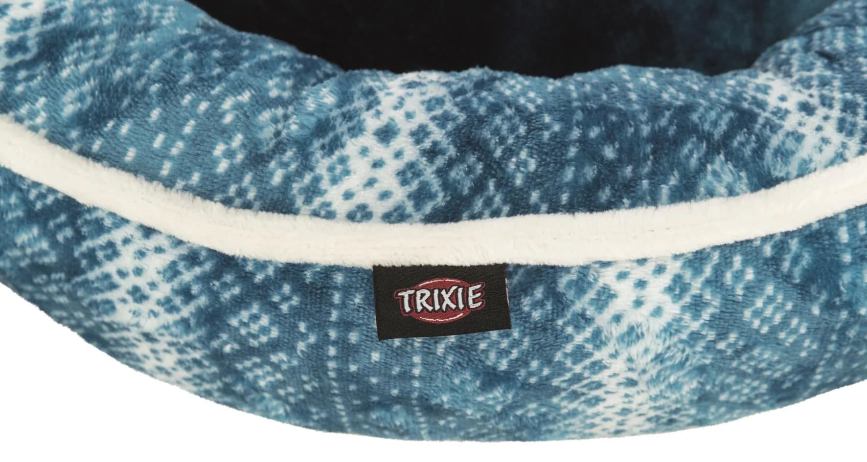 Trixie Legowisko Lumi okrągłe petrol/białe 50 cm