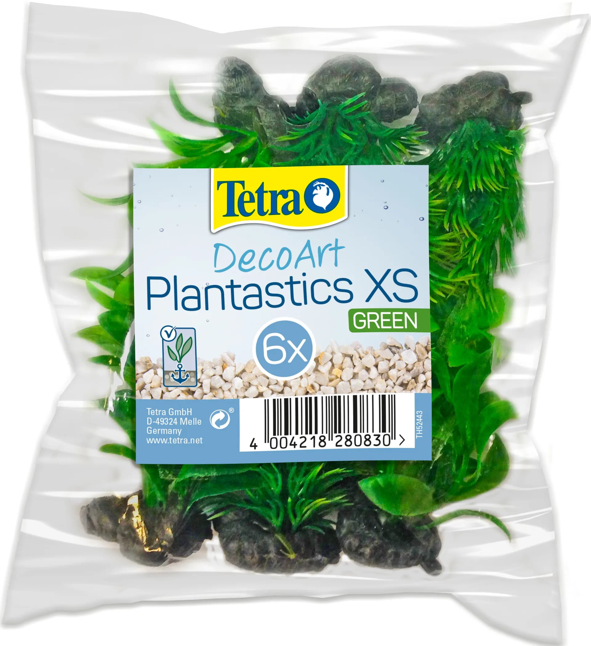 Tetra Sztuczne rośliny akwariowe DecoArt Plantastic Green XS 6 szt.
