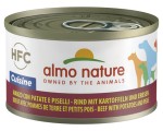 Almo Nature Puszka HFC Cuisine - wołowina z ziemniakami i groszkiem dla psa - różna waga