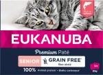 Eukanuba Kot Senior Grain Free Łosoś - pasztet /multipack 12x85g