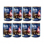 Brit Premium By Nature Junior Turkey Liver 8x400g