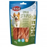 Przekąski dla psa PREMIO Omega Stripes - piersi z kurczaka 100g