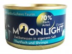 Moonlight Dinner puszka dla kota nr 7 - tuńczyk i krewetki dla kota 80g