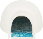 Trixie Igloo z płytką chłodzącą, dla myszy/chomików, białe, ceramiczne,13x9x15cm