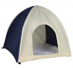 Namiot dla gryzoni niebieski/beżowy