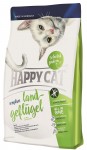 Happy Cat Sucha karma Sensitive Land-Geflügel (drób organiczny) dla kota - różna waga