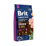 Brit Premium By Nature Adult Small S sucha karma dla psa z kurczakiem - różna waga