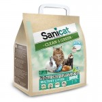 Sanicat -Clean and Green żwirek uniwersalny papier i celuloza, 7L, kompostowalny