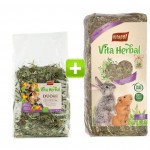  Vitapol Vita Herbal Duo Snack - łąka owocowa dla gryzoni i królika 400g + gratis siano 800g