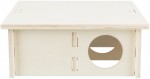Trixie Domek czterokomorowy dla chomików/koszatniczek drewno 30 × 12 × 30 cm