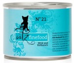 Catz Finefood N.21 Mokra karma z dziczyzną i karmazynem dla kota - różna waga
