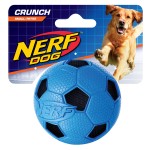 Piłka piszcząca NERF dla psa - S czerwona/ niebieska