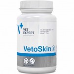 VETEXPERT VetoSkin na zaburzenia dermatologiczne dla psów i kotów 60 kaps.