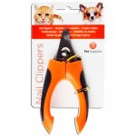 Pet Supplies Nożyczki do pazurów dla psów i kotów pomarańczowo-czarne