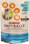 IAMS Naturally Adult Cat with Natural Cod in Gravy 85g