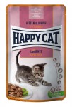 Happy Cat Kitten & Junior mokra karma dla kociąt w wieku 2-12 mies. kaczka 85 g