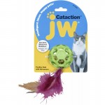 JW Pet Piłka Feather Ball  dla kota z dzwoneczkiem