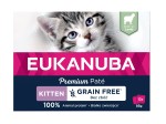 Eukanuba Kot Kitten Grain Free Jagnięcina  - pasztet /multipack 12x85g