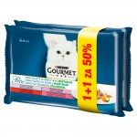 Gourmet Perle Karma dla kotów kolekcja mini filecików w sosie z warzywami 680 g 8 x 48g
