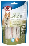 Trixie, Przysmak dla psa Premio Deer Fish Sandwiches, dziczyzna i dorsz, 100 G