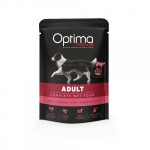 Optimanova Adult Beef 300 g - mokra karma dla dorosłych psów z wołowiną w saszetce