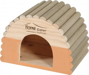 ZOLUX Domek drewniany Home Color  z bali dla gryzoni i królików 