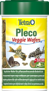 Tetra Pleco Veggie Wafers - roślinny pokarm dla ryb dennych - różne wielkości 